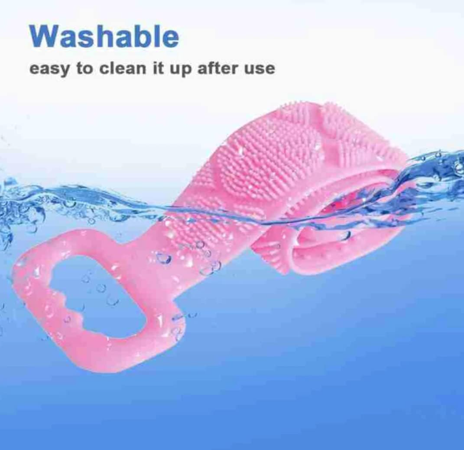 Silicone Body Wash Bath Belt Scrubber
